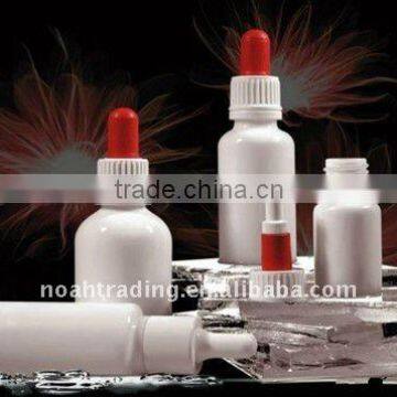 10ml roller ball bottle for essential oil in white, printed glass cosmetic essential oil bottle, 3ml essential oil bottle