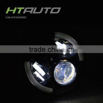 HTAUTO 60W 10V-30V LED Headlight Beam Conversion Light Bulb 7 Inch Led Headlight