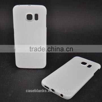 100% Pure Plastic Coated Case Blank Sublimation Coated Cover for Samsung s6 Edge