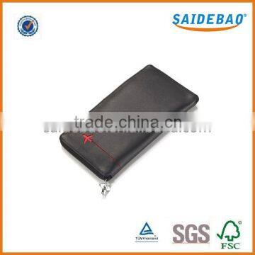 High Quality Leather Passport Holder, Business Passport Holder with fashion zipper