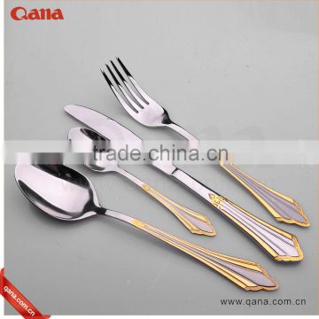 popular style cutlery set,china Best quality 18/10 stainless flatware sets