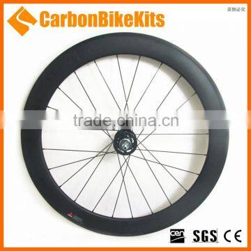 CBK Light 60mm Deep 700c Full Carbon Track Wheelset Tubular With Hubs photo-2