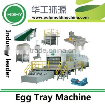 large capacity egg tray machine production line fully automatic wholesale from China industry first factory HGHY easy to operate