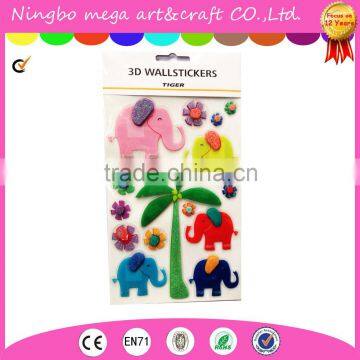 3d glitter sticker 3d WALL sticker children stickers diy