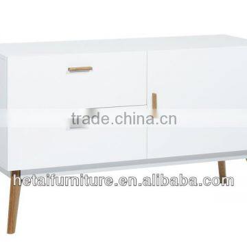 Modern white sideboard, MDF sideboard cabinet, modern living room cabinet