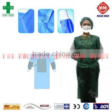 HOT sales Reinforce bacterial proof China OEM Hospital SMMS surgical gown and drape