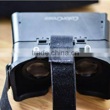 Color Cross ABS Plastic 3D Virtual Reality Helmet Video Glasses 4.0-6.0inch for Smartphone