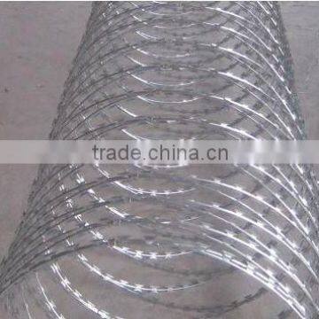 1000mm Coil Diameter Galvanized Razor Wire