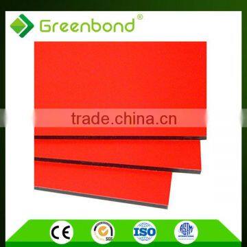 Greenbond pvdf waterproof exterior wall siding panel acp