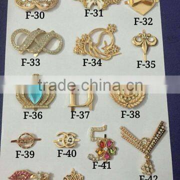 Wholesale bijou metal accessories fancy decoration accessory for shoes\bag