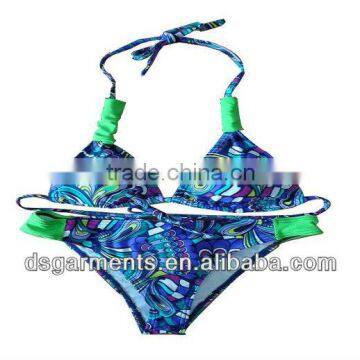 HOT boost Sahara tribal tube Tropic Paradise Fixed Boost Halter Bikini Top