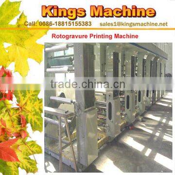 Middle Speed PE PET Bopp FILM Rotogravure Printing Machine(Ruian Kings brand)