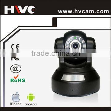 HD 720P H.264 plug and play ip camera with pan tilt and two ways audio