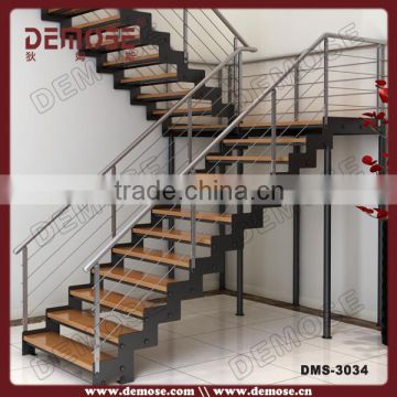 latest stairs design indoor/wooden step house staircase design