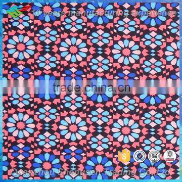 europe type printing nylon lycra fabric for swimwear