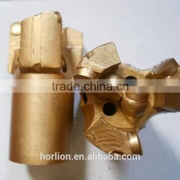 Female thread type steel body PDC drill bit 65mm with 3 blades