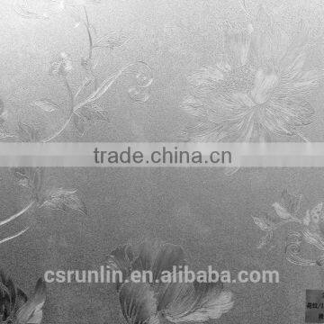 Removable Decorative Window Film 3D Glass Vinyl PVC Sticker photo-5