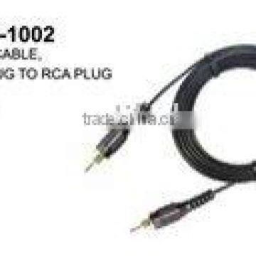 AUDIO CABLE,RCA PLUG TO RCA PLUG