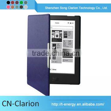 Hot Selling Genuine Leather Smart Case Cover For Kobo Aura Customs Genuine Leather Cheap Mobile Phone Case photo-3