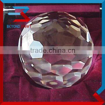 Clear Crystal Ball Shaped Paper Weight Feng Shui Ball Desk Decoration