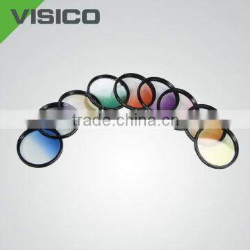 Wholesale Good Quality Graduated Color Filter Camera Filter Round color filter