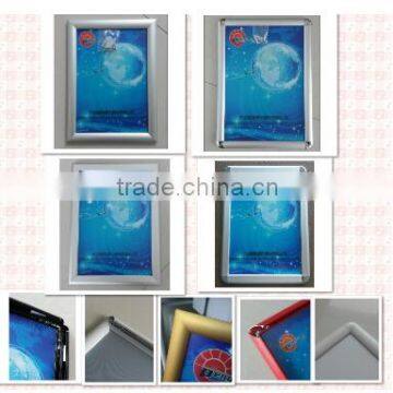 wall mounted frame 20*30 advertising snap frame, clip open frame 24*36