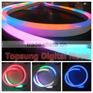 home decoration 14*26mm digital led neon flex light for chrismtas