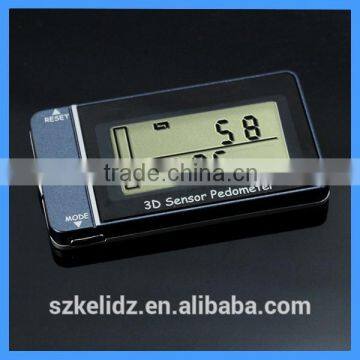 3D Sensor pedometer ,walk distance measurement pedometer ,excise pedometer