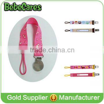 Wholesales metal baby pacifier clip