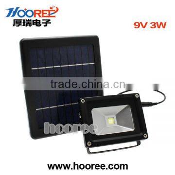 9V/3W Waterproof Landscape LED Solar Garden Spotlight / Solar Landscape Path Light