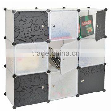 New product PP assemble white wire storage cubes