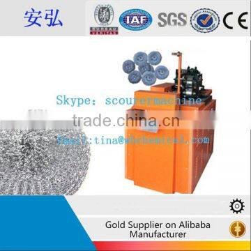 Hot sale !!! High quality wire mesh scourer making machine