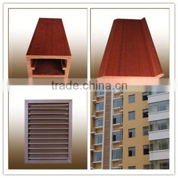 Cheap WPC Decorative wpc air conditioner cover louver