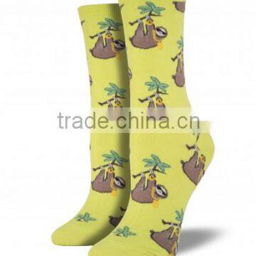 Womens Rubber Running Socks Cotton Polyester Blend Dye Sublimation Printing Socks photo-5