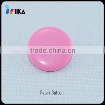 round pink resin shank button for girls dress