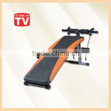 Hot Sale Home Fitness Equipment Super Sit Up Bench With Resistance Bands