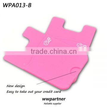 3M Sticker Phone Credit Card With Mirror Silicone Type photo-4