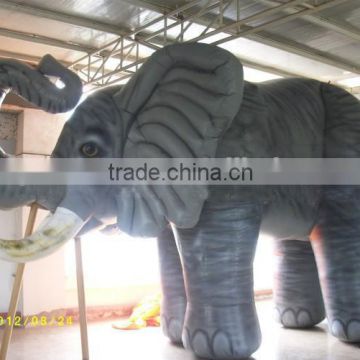 high quality customized inflatable elephant model/ 210D oxford inflatable giant elephant