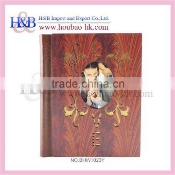 H&B fantastic wooden photo album box wedding wooden photo album