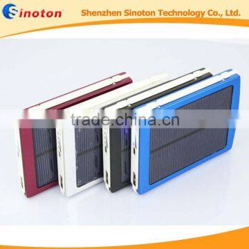 Hotsale 10000mah solar charger Dual USB,