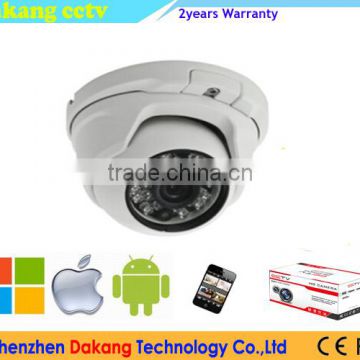 DAKANG CCTV 1MP 720 POE IR IP Dome camera,3.6MM/6MM/8mm fixed lens,OEM POE cctv camera