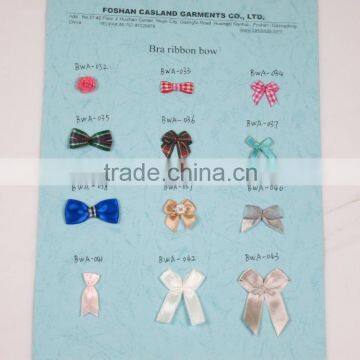 Fully Stocked Polyester Bra Ribbon Bow (Bwa032-Bwa043)