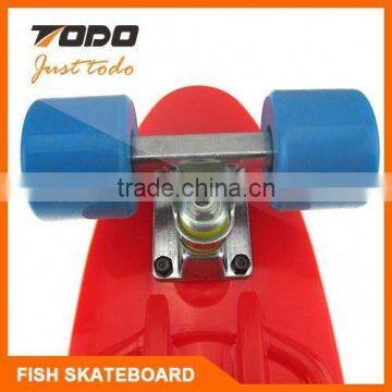 Mini cruiser fish skateboard complete,led light wheel skateboard