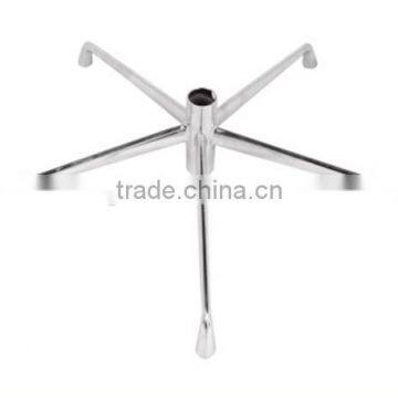 Metal Chair Leg Chrome Chair Base Five Star Chair Leg Chrome Aluminum Size 330mm =660mm Factory