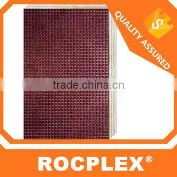 high quality big rice pattern antislip plywood