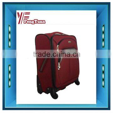 2014 china factory trolley case Soft Fabric Business Luggage/Carry On luggage/folding luggage bag