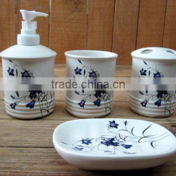 Full set ceramic 4pcs bathroom set