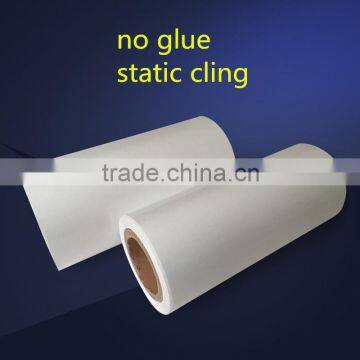 factory derectly removable non-glue recycling used car static cling foil