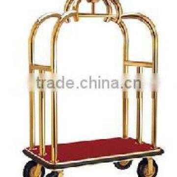 Bellman's Luggage Cart (Gold finished)