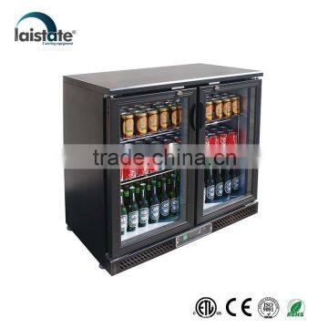 Glass Door Beer Cooler / Beer Bottle Refrigerator / Under Counter Bar Fridge / Back Bar Cooler / Bar Equipment